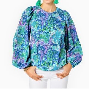 Lilly Pulitzer Lynnley top in Holiday in the sun Size XL